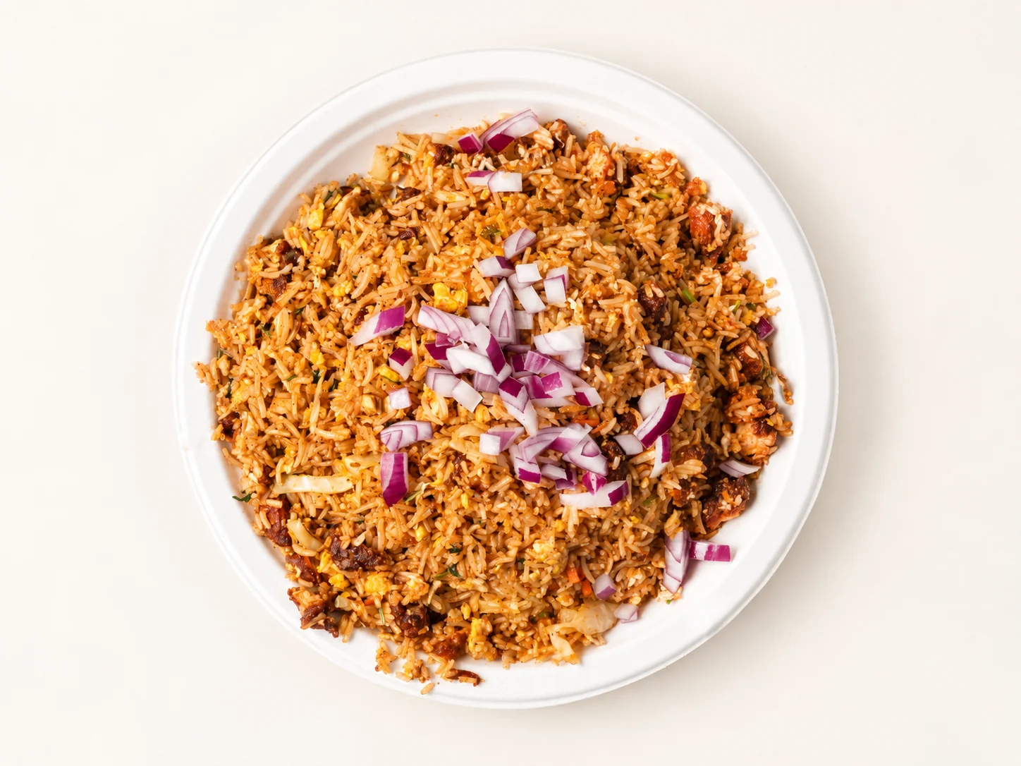 Double egg chicken fried rice