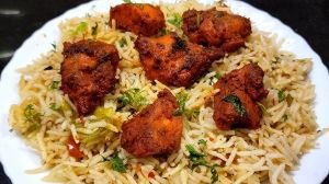 Orugallu Chicken fry piece Pulav